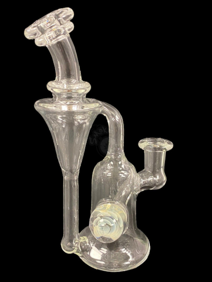 Maritimer Glass Works Hand Blown Recycler with Marble - SmokeTime