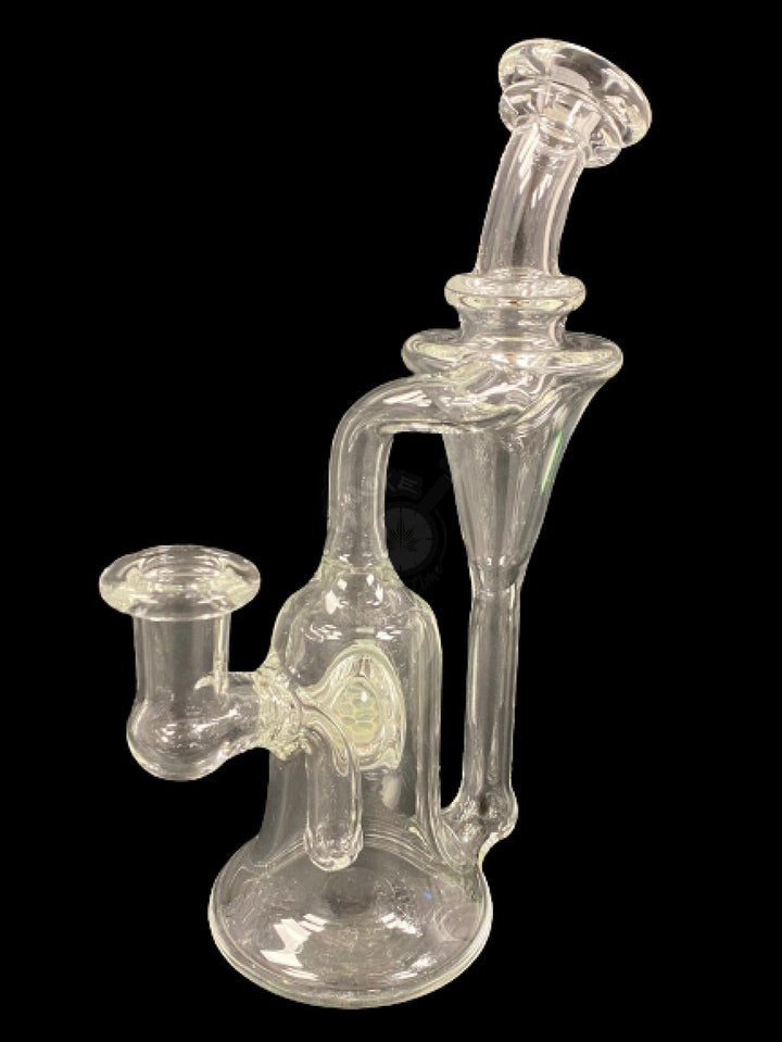 Maritimer Glass Works Hand Blown Recycler with Marble - SmokeTime