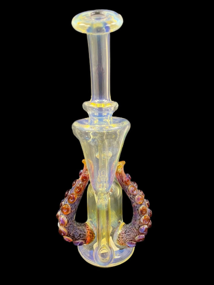 Maritimer Glass Works Hand Blown Recycler With Tentacles - SmokeTime