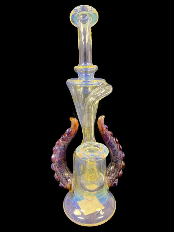 Maritimer Glass Works Hand Blown Recycler With Tentacles - SmokeTime