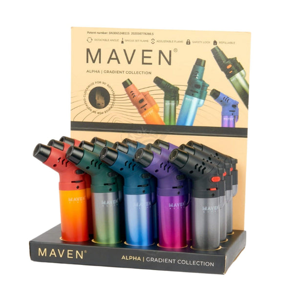 Maven Alpha Gradient Torch Lighters - SmokeTime