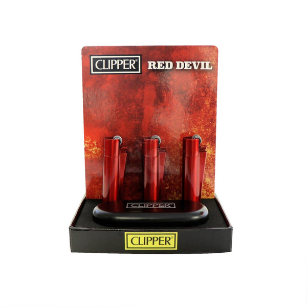 Metal Clipper Lighter - Red Devil - SmokeTime