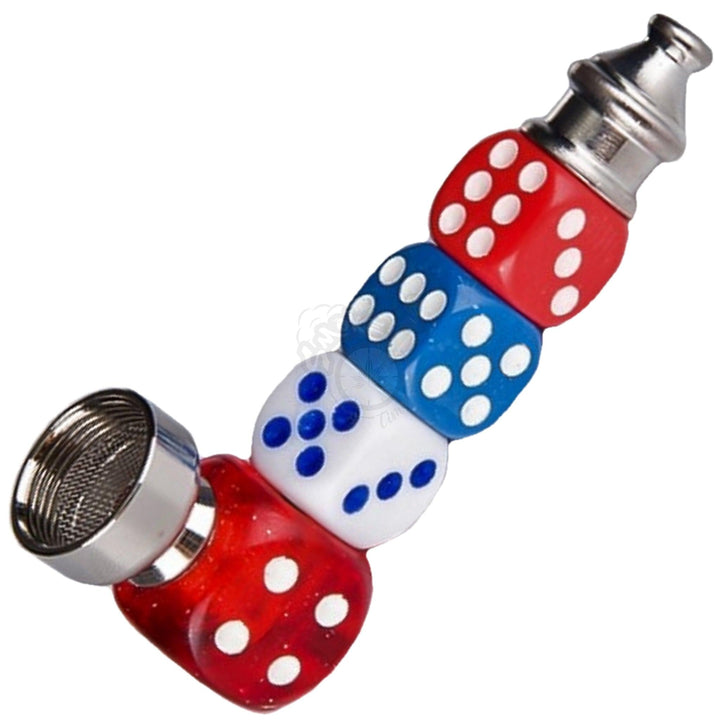 Metal Pipe with Dices - SmokeTime