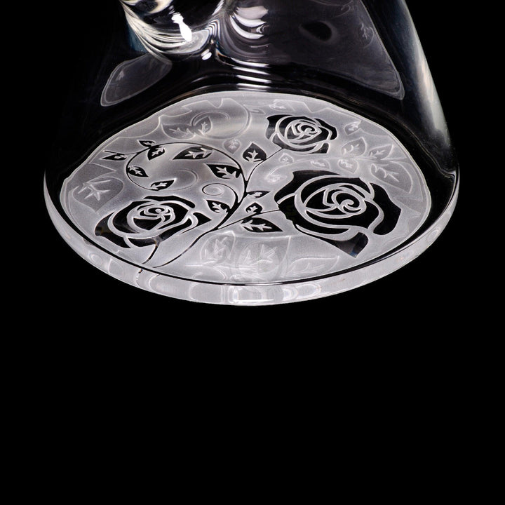 Milkyway Glass 14" Potion Rose Beaker (MK-002) - SmokeTime