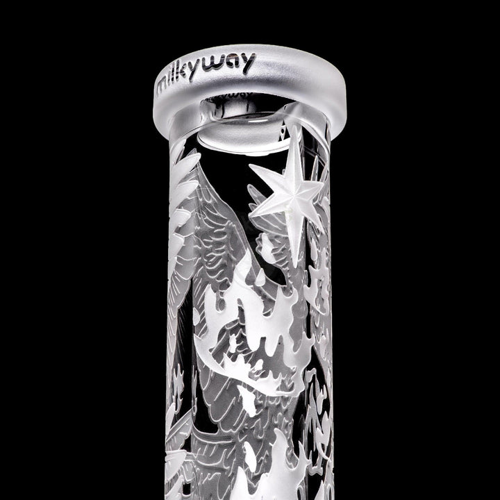Milkyway Glass 15" Phoenix Prison Beaker (MK-008) - SmokeTime