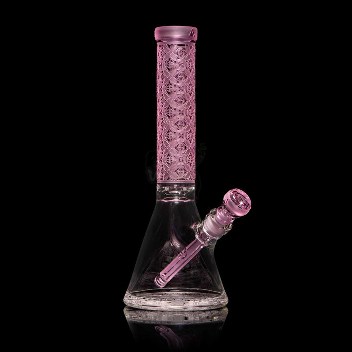 Milkyway Glass 15" Pink X-Morphic: Evo Beaker (MK-011) - SmokeTime
