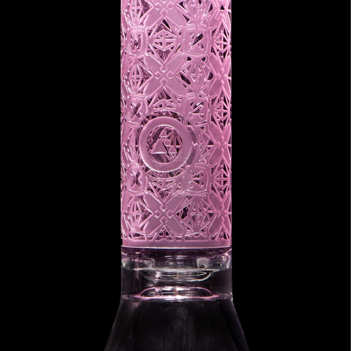 Milkyway Glass 15" Pink X-Morphic: Evo Beaker (MK-011) - SmokeTime