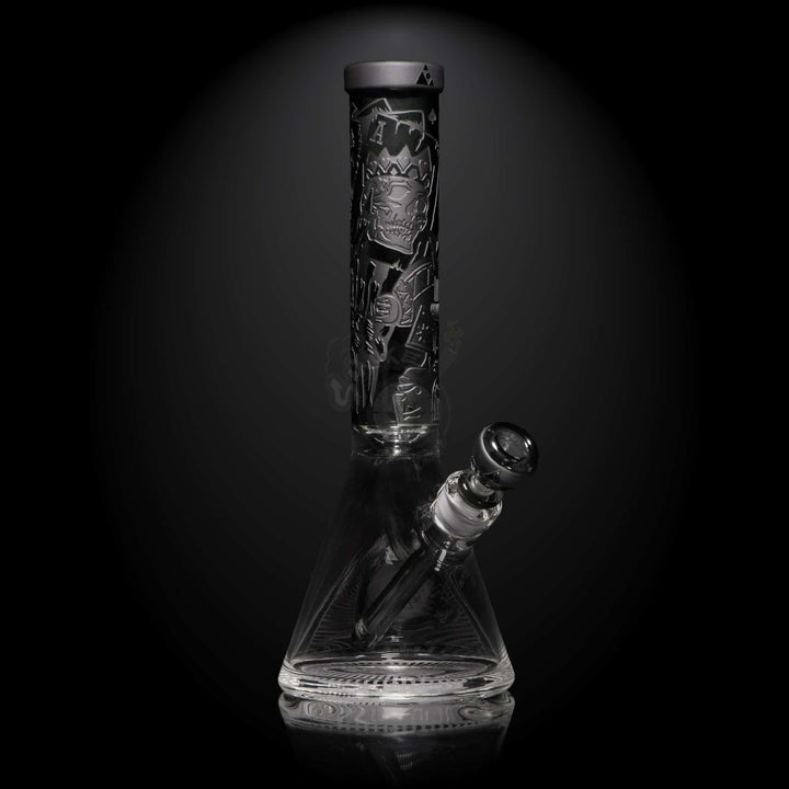 Milkyway Glass 15" Skull Emperor Beaker (MK-104) - SmokeTime