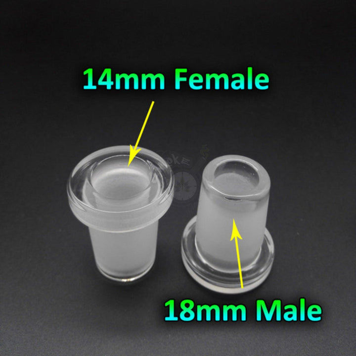 Mini Converter Glass Adapter 14mm Female to 18mm Male - SmokeTime