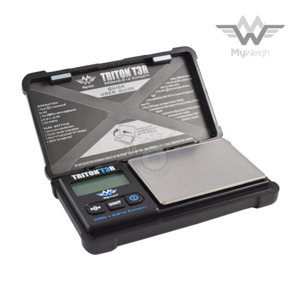 MyWeigh Triton T3R 500G X 0.01G with Rechargeable Battery - SmokeTime