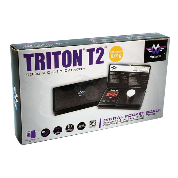 MyWeight Triton T2 Scale 400g/0.01g - SmokeTime
