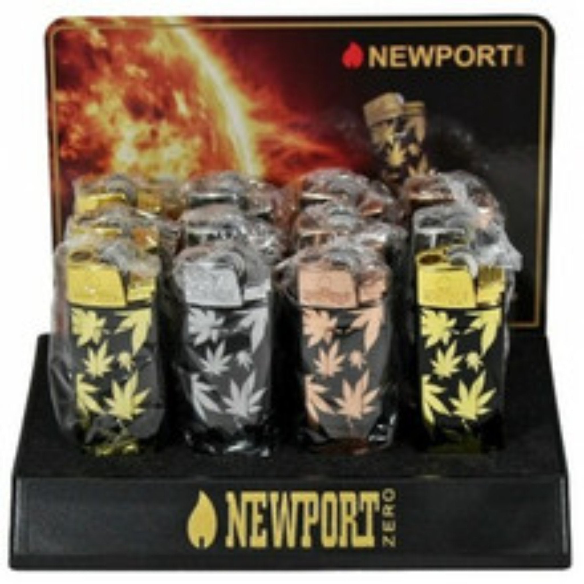 Newport Zero Wheel Leaf Torch Lighter SmokeTime