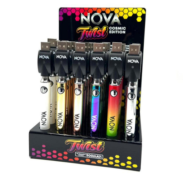Nova Twist Cosmic Edition 900mAh Battery for 510 Cartridges - SmokeTime
