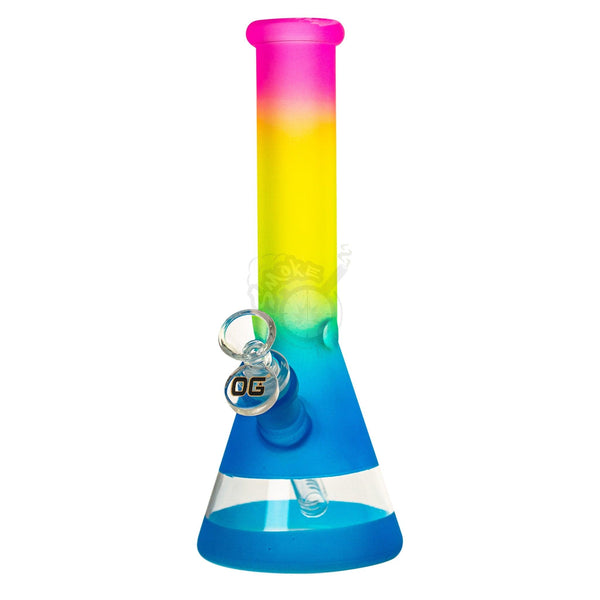 OG 10” Assorted Colors Beaker Assorted(OG-S6) - SmokeTime