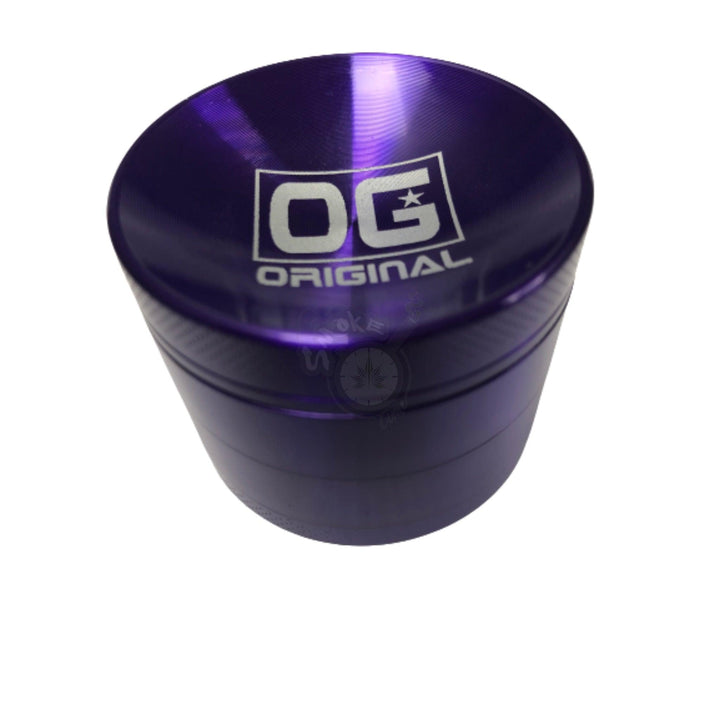 OG 50mm 4 Part Grinder (OG-GR-SW2007) - SmokeTime