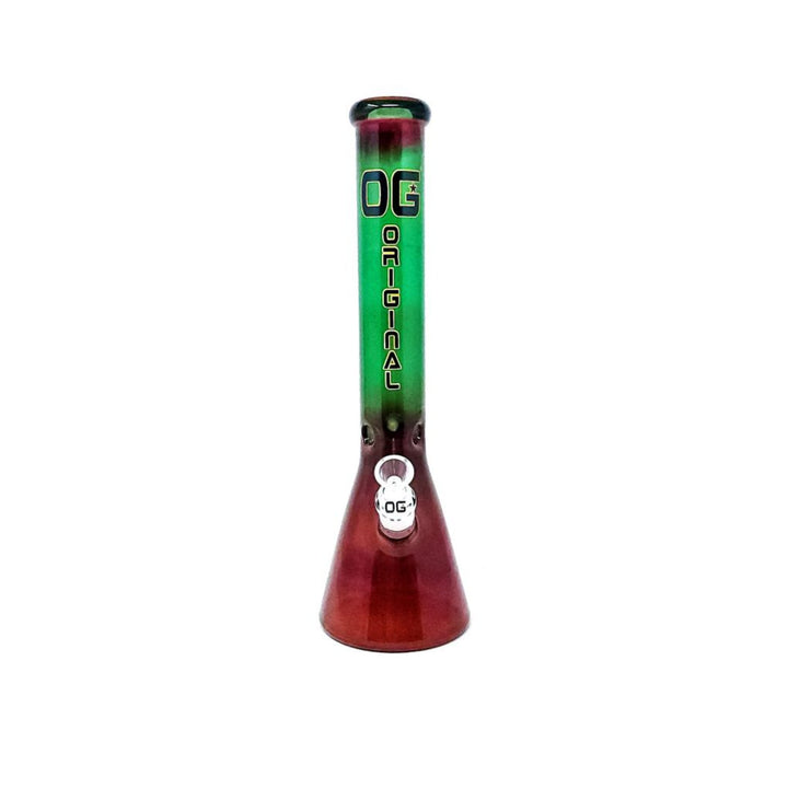 OG Original 16" Multicolor Beaker Bong (OG-584) - SmokeTime