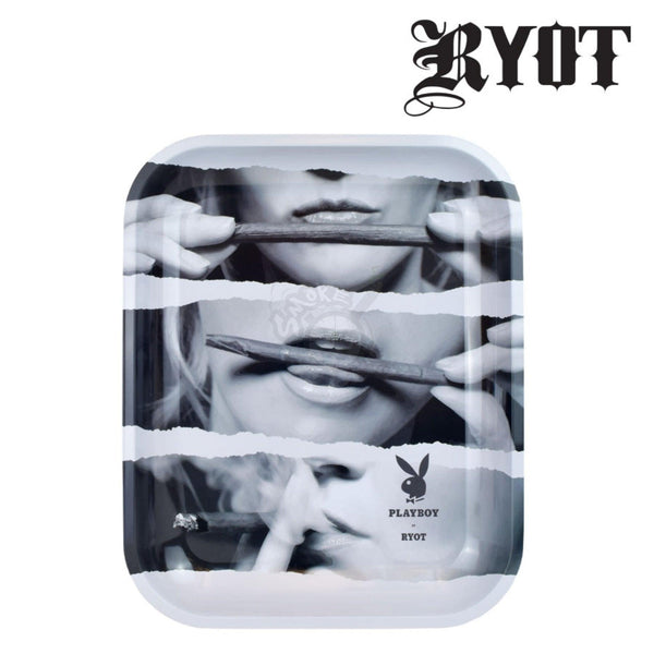 PLAYBOY BY RYOT ROLLING TRAYS – ROLLER GIRL LARGE - SmokeTime