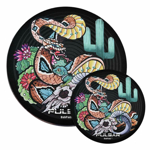 Pulsar DabPadz 5" - Psychedelic Rattlesnake - SmokeTime