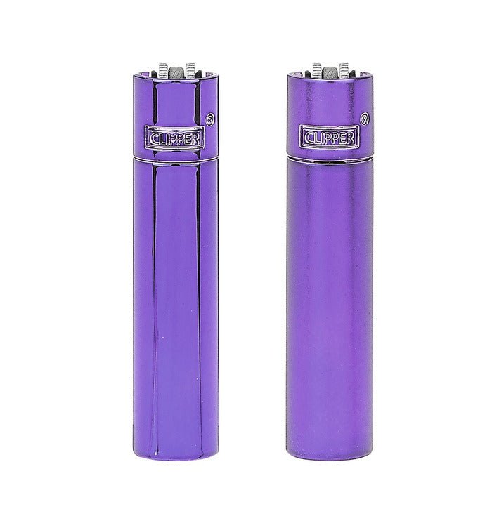 Purple Rain Metal Lighters Clipper SmokeTime