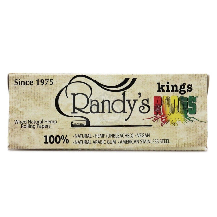 Randy’s King Roots - XL Organic Hemp Wired Rolling Papers - SmokeTime