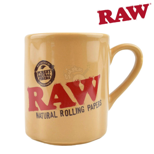 Raw ceramic coffee mug - SmokeTime