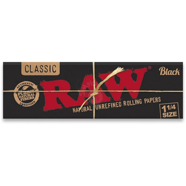 RAW Classic Black 1-1/4 Size 50/pack - SmokeTime