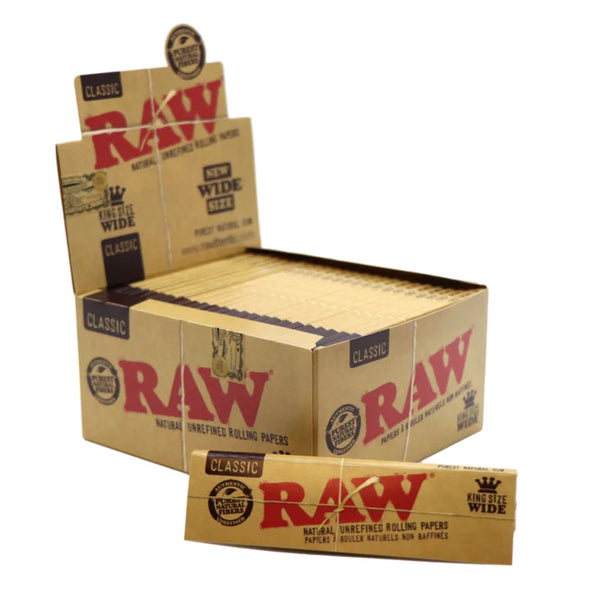 RAW Classic King Size Wide 33/pack - SmokeTime