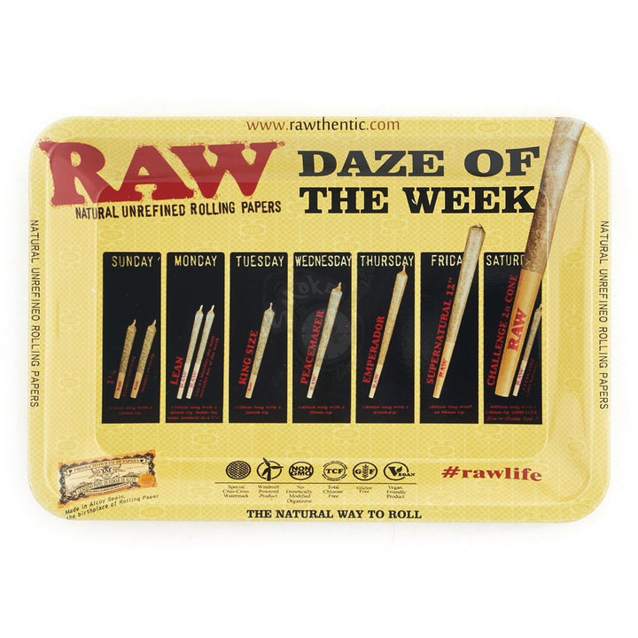 Raw Daze Metal Tray - SmokeTime