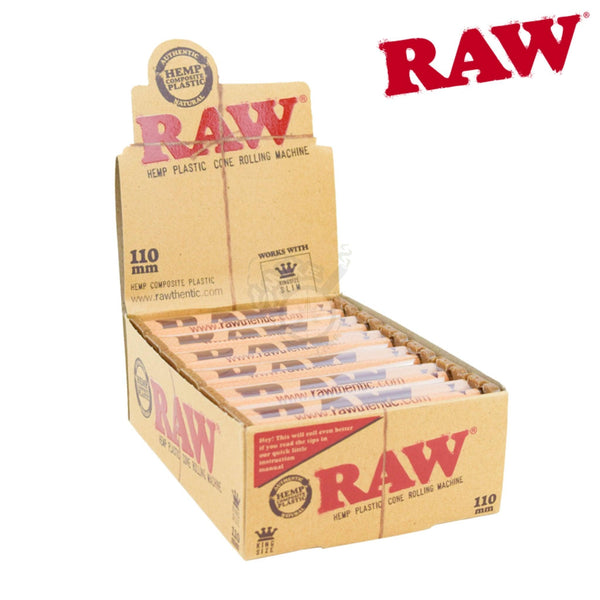 RAW HEMP PLASTIC CONE ROLLER 110M - SmokeTime