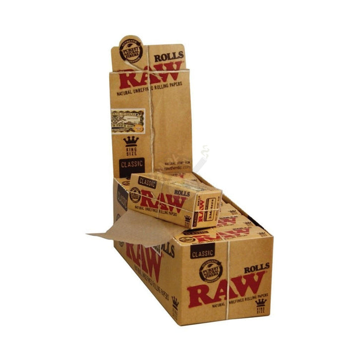 Raw King Size Rolling papers - 3 Meter Roll - SmokeTime