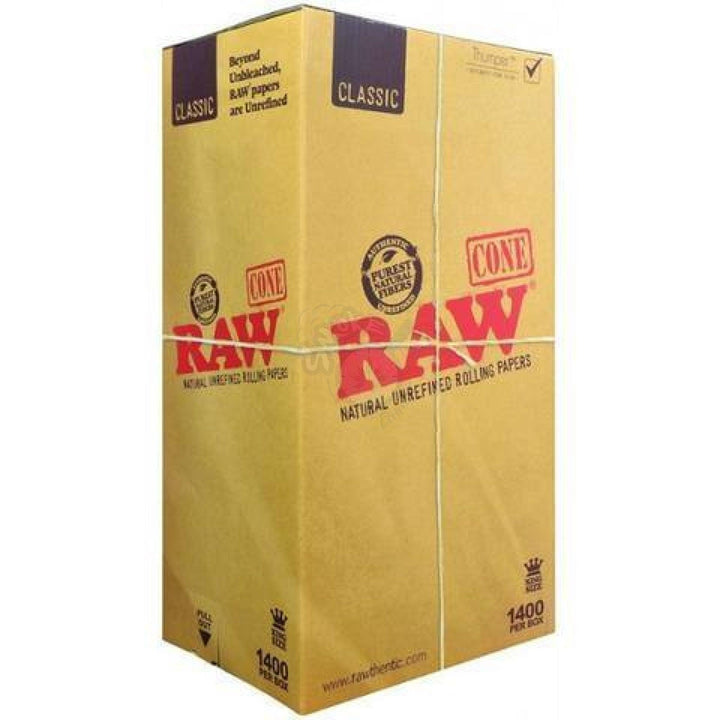 RAW PRE-ROLLED CONE KING SIZE 1400 PACK - SmokeTime