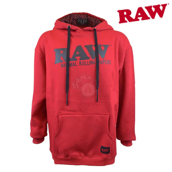 RAW RED PULLOVER HOODIE - SmokeTime