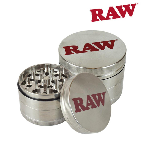 Raw Stainless Steel Shredder - 2.0" & 2.5" Available - SmokeTime