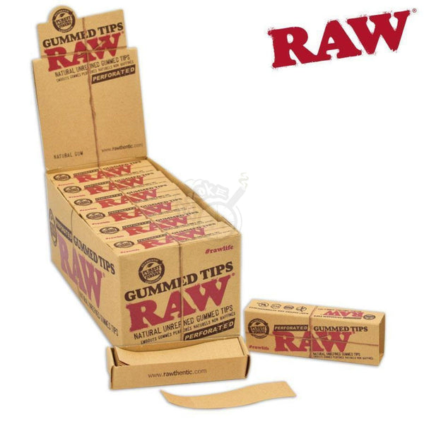 RAW Tips Gummed Perforated 33/pack - SmokeTime