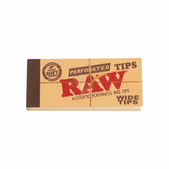 RAW Tips Wide Perforated 50/pack - SmokeTime