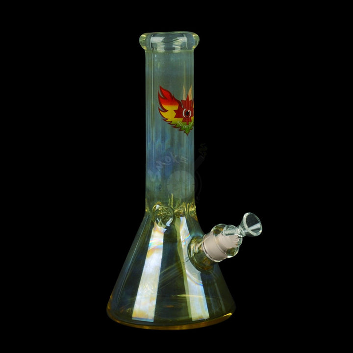 Red Eye Glass 12" 9mm Beaker Tube - SmokeTime