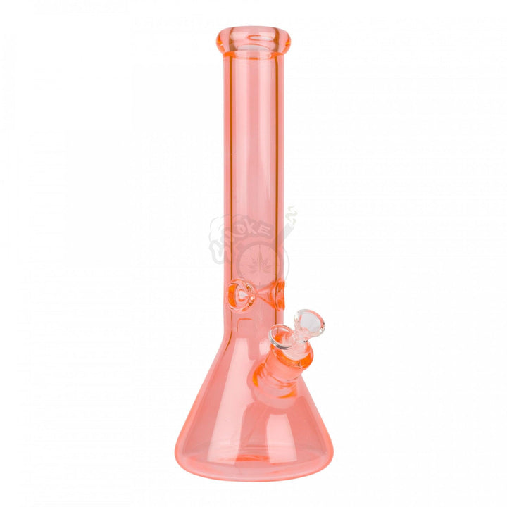 Red Eye Glass 12" Day Glow Beaker - SmokeTime