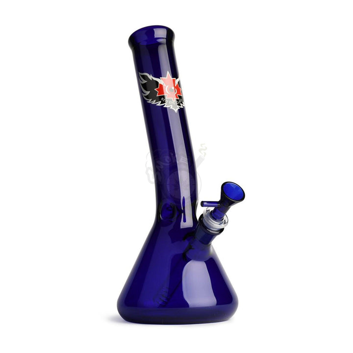 Red Eye Glass 12" Lay Back Beaker Tube - SmokeTime