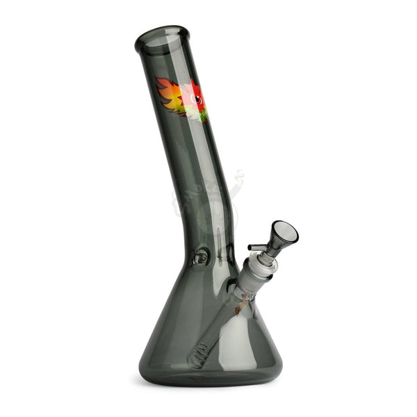 Red Eye Glass 12" Lay Back Beaker Tube - SmokeTime