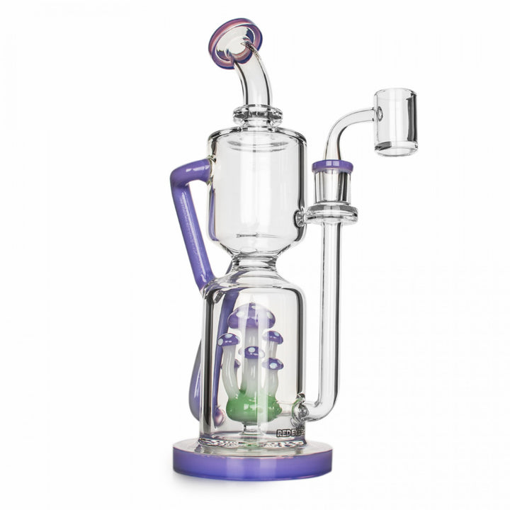 Red Eye Glass 12" Teacher Concentrate Recycler (2429) - SmokeTime