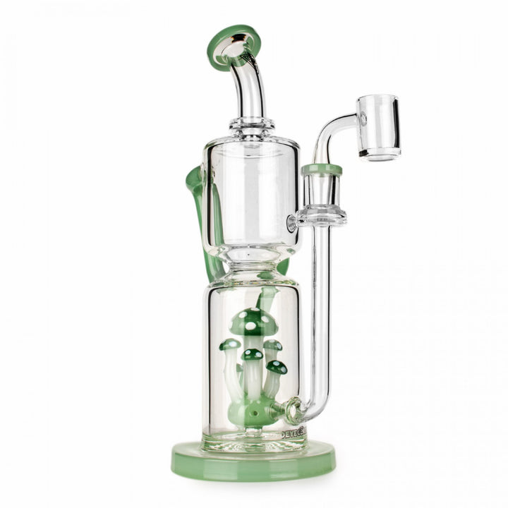 Red Eye Glass 12" Teacher Concentrate Recycler (2429) - SmokeTime