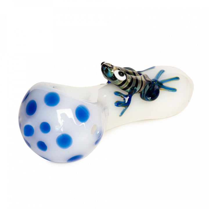 Red Eye Glass 4" Frogger Hand Pipe (3248) - SmokeTime