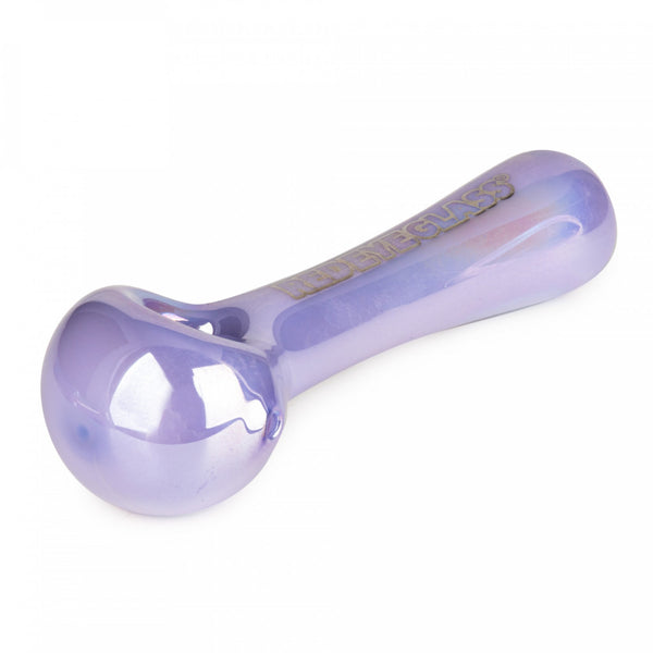 Red Eye Glass 4.5" Opaline Spoon Hand Pipe (3260) - SmokeTime