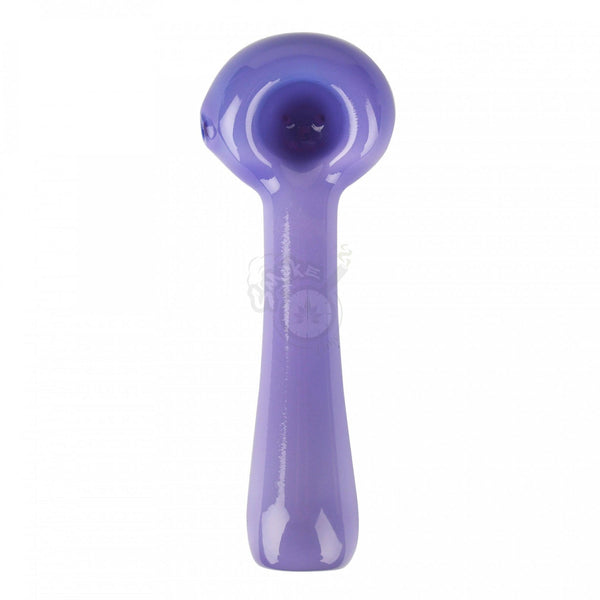 Red Eye Glass 4.5" Solid Colour Spoon Hand Pipe - SmokeTime