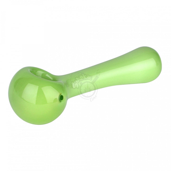 Red Eye Glass 4.5" Solid Colour Spoon Hand Pipe - SmokeTime