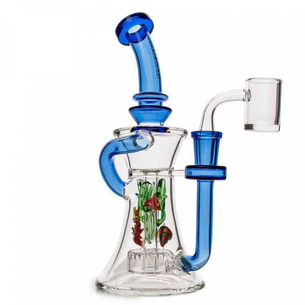 Red Eye Glass 8.5" Sealife Concentrate Recycler (2442) - SmokeTime