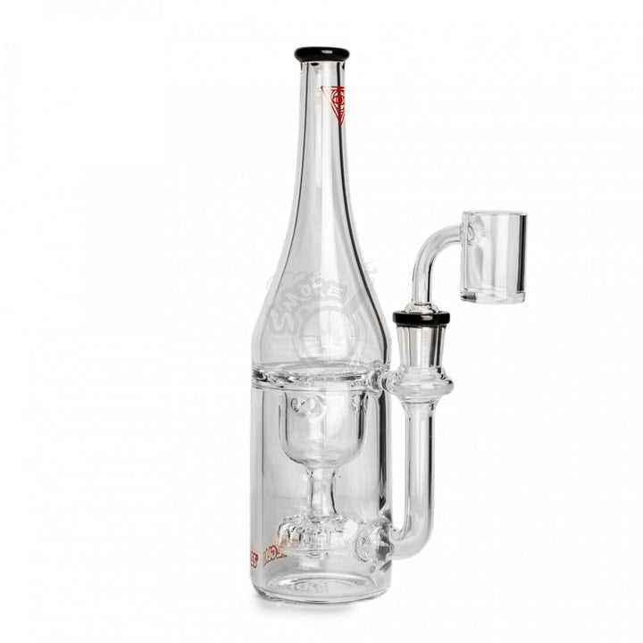 Red Eye Glass 9" Bottle Concentrate Incycler (2417) - SmokeTime