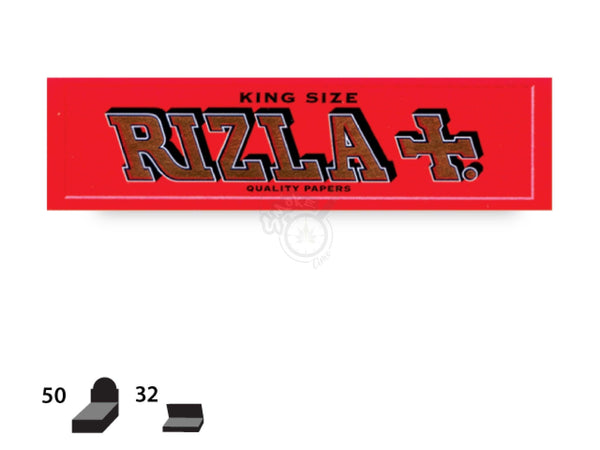 Rizla Rolling Papers King Size Red Slim 32/pack - SmokeTime