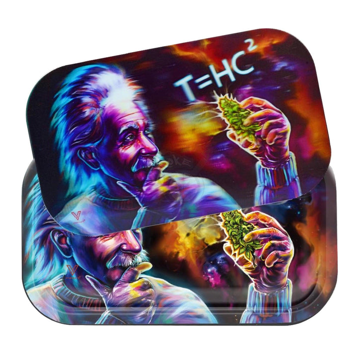 Roll-N-Go T=HC2 Einstein Black Hole Medium Metal Tray & 3D Top - SmokeTime