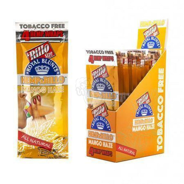 Royal Blunt HempARillo Tobacco-Free Wraps Mango-Haze 4/pack - SmokeTime